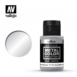 VALLEJO 77.716 Metal Color Semi Mate Aluminium Metal 32ml.