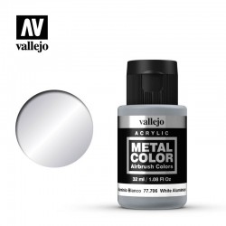 VALLEJO 77.706 METAL COLOR White Aluminium 32 ml.