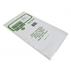 EVERGREEN EG4051 Clapboard Siding White Sheet (1,3 mm) of Styrene 150 x 1 x 300 mm (1p.)