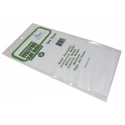 EVERGREEN EG4061 Clapboard Siding White Sheet (1,5 mm) of Styrene 150 x 1 x 300 mm (1p.)