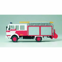 Preiser 35022 HO 1/87 Pompiers - Camion Mercedes-Benz 1222 LF16