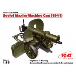 ICM 35676 1/35 Soviet Maxim Machine Gun 1941