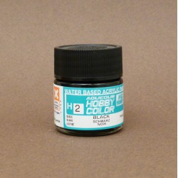 MR. HOBBY H2 Aqueous Hobby Colors (10 ml) Black