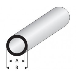 ALBION ALLOYS MBT2M Micro Tube de Laiton Rond 0,8 x 0,4 x 305 mm (3p.)