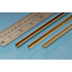 ALBION ALLOYS UC2 Brass U 1,5 x 1,5 x 1,5 x 305 mm (1p.)
