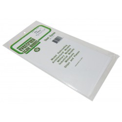 EVERGREEN EG4060 V-Groove White Sheet (1,5 x 0,33 mm) of Styrene 150 x 1 x 300 mm (1p.)