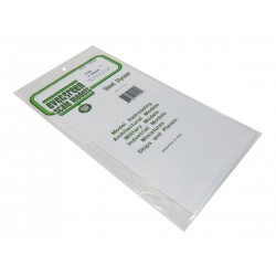 EVERGREEN EG4100 V-Groove White Sheet (2,5 x 0,45 mm) of Styrene 150 x 1 x 300 mm (1p.)