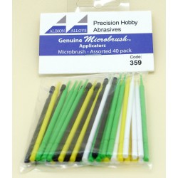 FLEX-I-FILE FF359 40 Micro Brushes Applicators Assorted