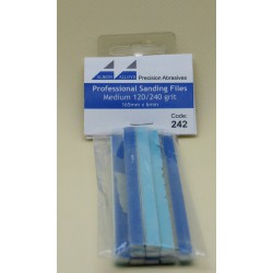 FLEX-I-FILE FF242 1/4" Prof. Sanding File Grit 120 – 240 10pcs