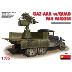 MINIART 35177 1/35 Gaz-AAA W/Quad M4 Maxim