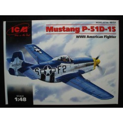 ICM 48151 1/48 Mustang P-51D-15 WWII American fighter