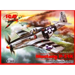 ICM 48154 1/48 Mustang P-51K, WWII American Fighter