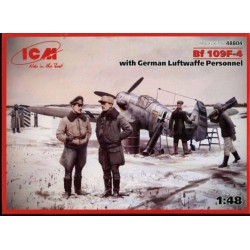 ICM 48804 1/48 Bf 109F-4 with German Luftwaffe Personnel