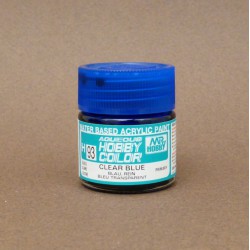 MR. HOBBY H93 Aqueous Hobby Colors (10 ml) Clear Blue