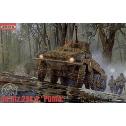 RODEN 705 1/72 Sd.Kfz. 234/2 "Puma" Schwerer Panzerspähwagen