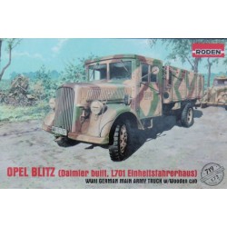 RODEN 719 1/72 Opel Blitz Daimler built, L701 Einheitsfahrerhaus WWII German