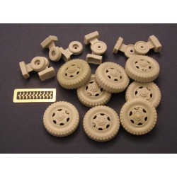 PANZER ART RE35-053 1/35 Road Wheels for Sd.Kfz 232/232 8 rad (with spare)