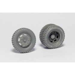PANZER ART RE35-351 1/35 KHD 3000S Road wheels (Gelande pattern)