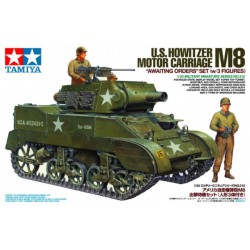 TAMIYA 35312 1/35 U.S. Howitzer r Carriage M8 Set (w/3 figures)