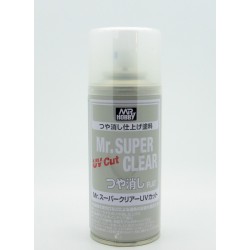 MR. HOBBY B523 Mr. Super Clear UV Cut Flat Spray (170 ml)