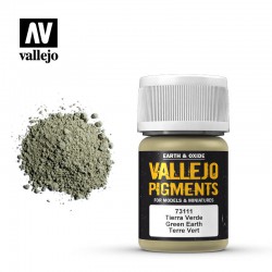 VALLEJO 73.111 Pigments Green Earth Color 35 ml.