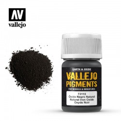 VALLEJO 73.115 Pigments Natural Iron Oxide Color 35 ml.