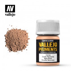 VALLEJO 73.118 Pigments Fresh Rust Color 35 ml.