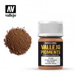 VALLEJO 73.120 Pigments Old Rust Color 35 ml.