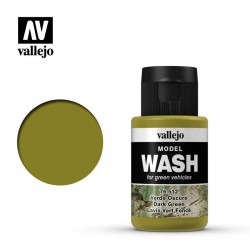 VALLEJO 76.512 Model Wash Dark Green Wash Color 35 ml.