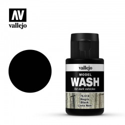 VALLEJO 76.518 Model Wash Black Wash Color 35 ml.