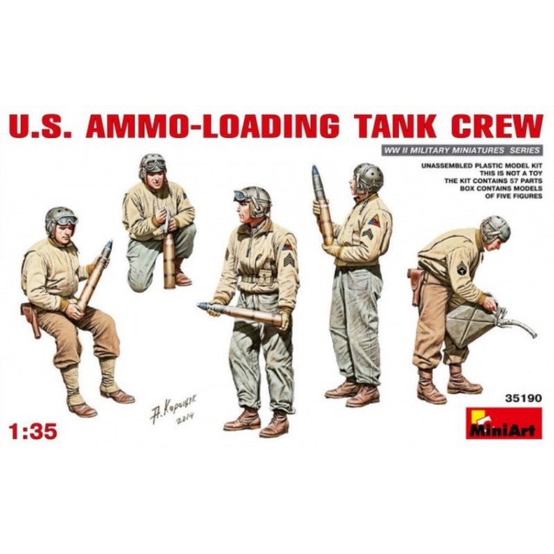 Miniart 35190 1/35 U.S. Ammo-Loading Tank Crew